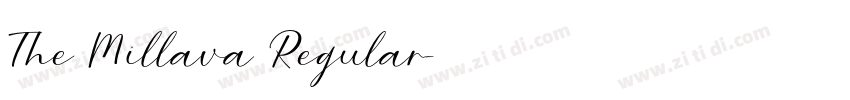 The Millava Regular字体转换 The Millava Regular字体转换